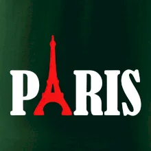 Paris nápis Eiffelova veža