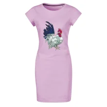 Kohút kreslený biely