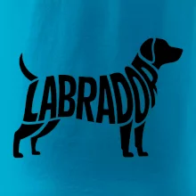 Labrador nápis v tele