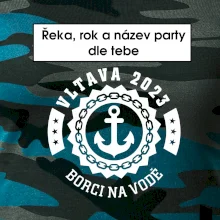 K vode - kotva (vlastný nápis)