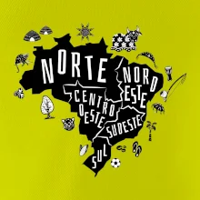 Brazília mapa a zvyky