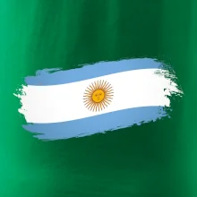 Argentína vlajka obhrýzaná