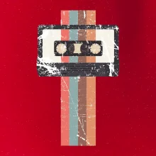 Retro kazeta - pruhy