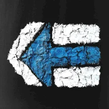 Párová turistická značka modrá