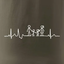 EKG rodina a dievča a chlapec
