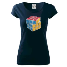 Rubikova kocka kreslená