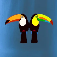 Dva barevní tukani (Moňas)