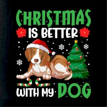 Christmas is better with my dog