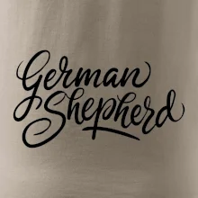 German shepherd - nápis okrasny - nápis okrasný German shepherd - nápis okrasny - nápis okrasný