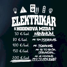 Hodinová mzda elektrikár Hodinová mzda elektrikár