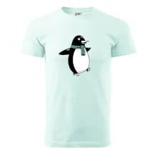 Tučniak so zeleným šálom