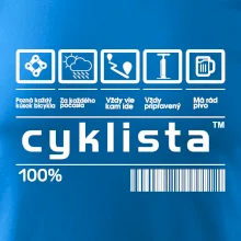 Čiarový kód - cyklista
