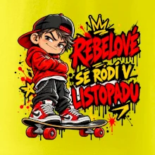 Novembroví rebeli sa rodia na skateboarde