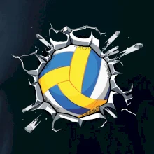 Volejbal lopta v triku