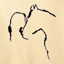 Kôň a ja silueta Kôň a ja silueta