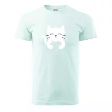 Mačka drží srdce Mačka drží srdce