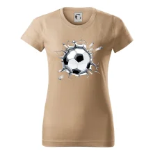 Futbalová lopta v triku Futbalová lopta v triku