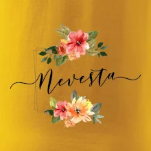 Nevesta štvorec oranžový