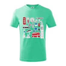 Velká Británie - kreslené ikonky