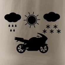 Motorkář za každého počasí - silnice