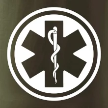 Rescue logo samostatné guľaté