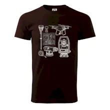 Geodet teodolit dron