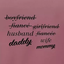 Partnerské tričko nastávajúci rodičia