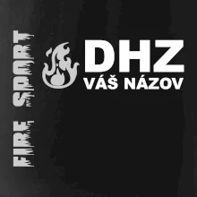 DHZ REFLEXNÉ (oheň, firesport, názov zboru - vlastný nápis)