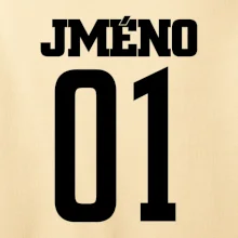 Futbalový dres - vlastné meno a číslo