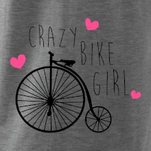 Crazy bike girl