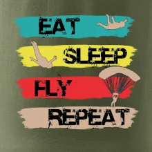 Eat Sleep Fly Repeat Paragliding Eat Sleep Fly Repeat Paragliding