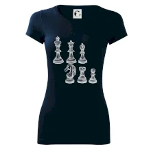 Šachové figúrky kreslené