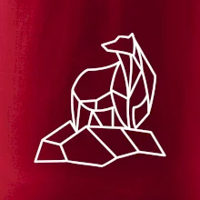 Geometria ľadový medveď na ľade