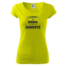 Legendy sa rodia v auguste
