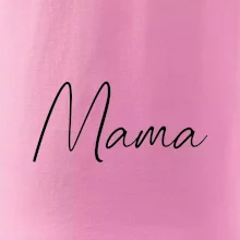 Nápis písací na prsiach - mama