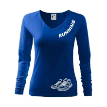 Running nápis šikmo