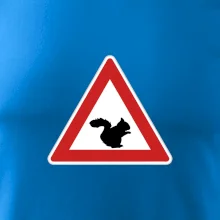 Dopravná značka - Pozor veverička