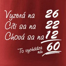 Vyzerá, cíti sa, chová sa - 60 rokov