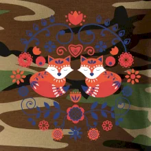 Folklór - dve líšky