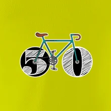 Narodeniny 50 rokov na bicykli