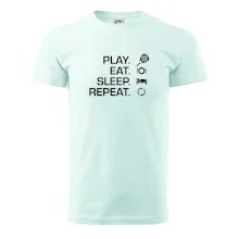 Play eat sleep repeat padel