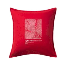 Lysá hora - vrstevnice v obdĺžniku