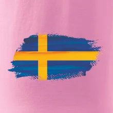 Švédska vlajka kreslená