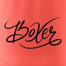 Boxer - nápis okrasný