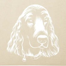 Kokeršpaniel - hlava kreslená