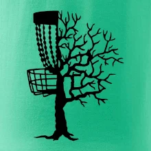 Disc golf pozor strom