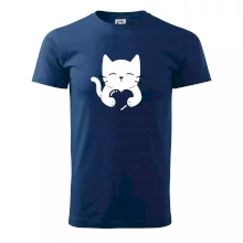 Mačka drží srdce Mačka drží srdce