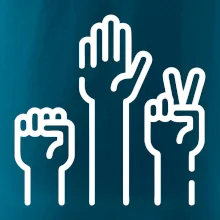 Kameň nožnice papier ikony