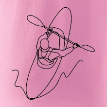 Kajak zhora jedným ťahom