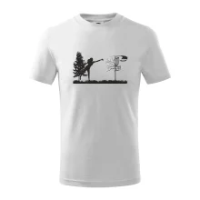 Disc golf - žena čierny obrázok